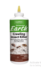 PF Harris Diatomaceous Earth Crawling Insect Killer Powder, 9oz