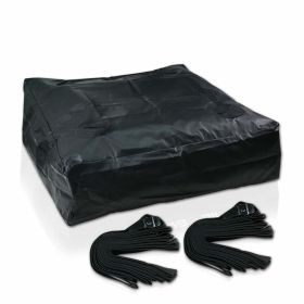 Car Roof Bag Black - Rooftop Cargo Carrier Bag With Heavy Duty Straps 15 Cubic Feet Fits ALL Cars Waterproof (Manufacturer Part Number: Cr-YG0301Y004)